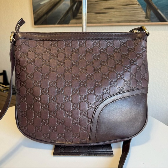 🚫🚫SOLD🚫🚫GUCCI Horsebit gg web 2 way bag with coa and dustbag - Picture 12 of 14